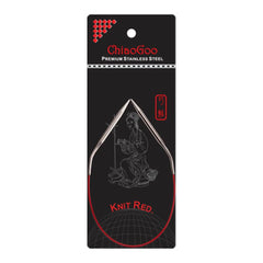 ChiaoGoo - MiniCircolari Knit RED 30 cm