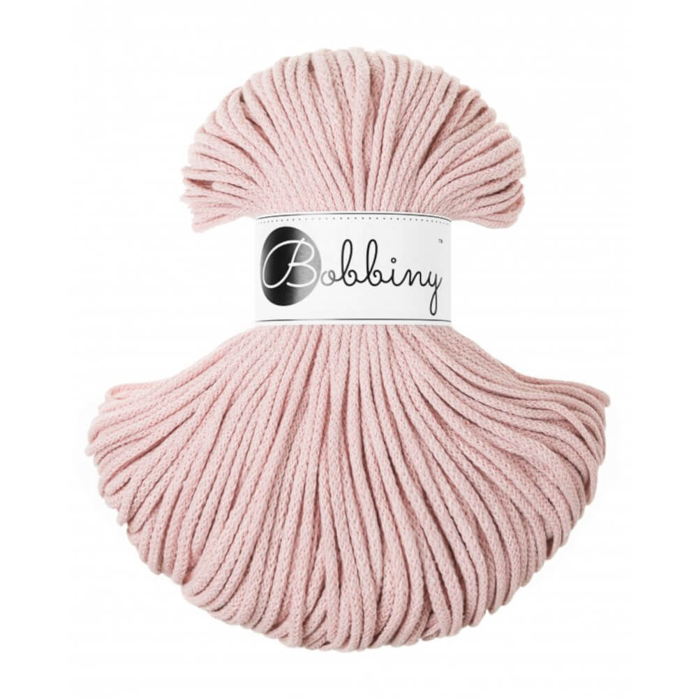 Bobbiny - Braided Cord 3MM Junior - Pastel Pink