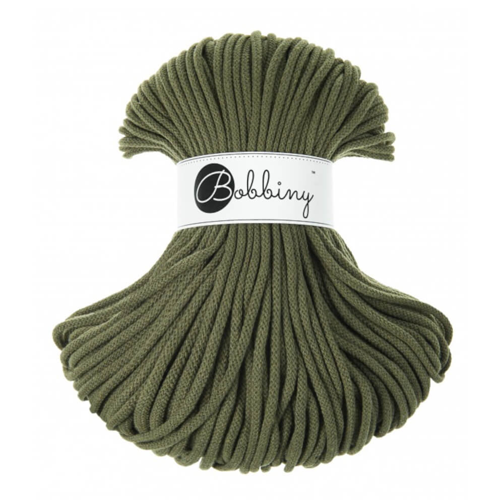Bobbiny - Braided Cord 5MM Premium - Avocado