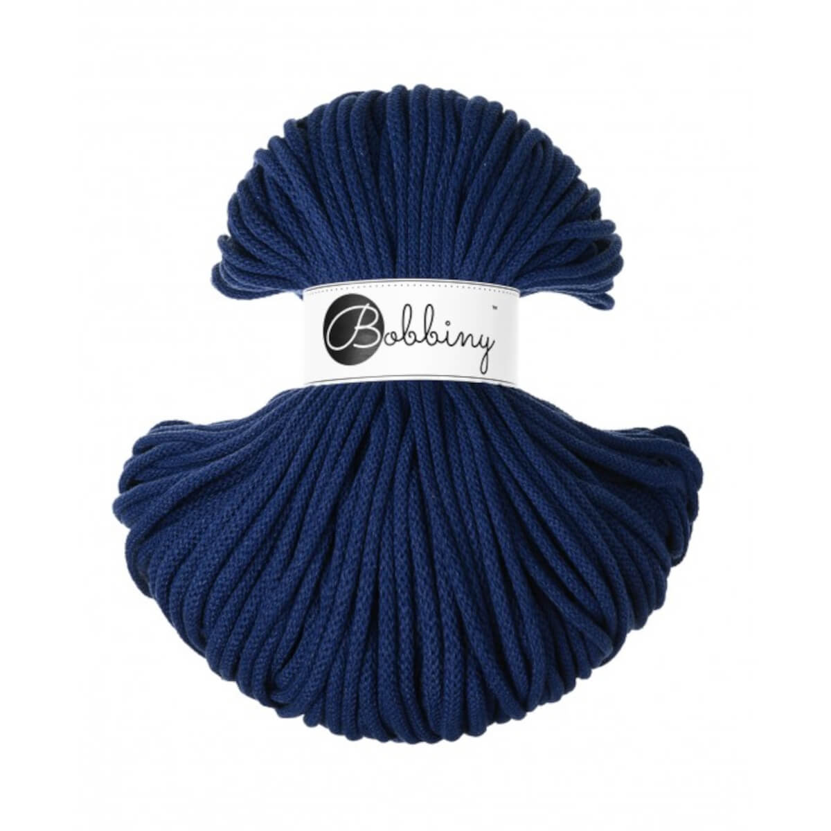 Bobbiny - Braided Cord 5MM Premium - Ink Blue