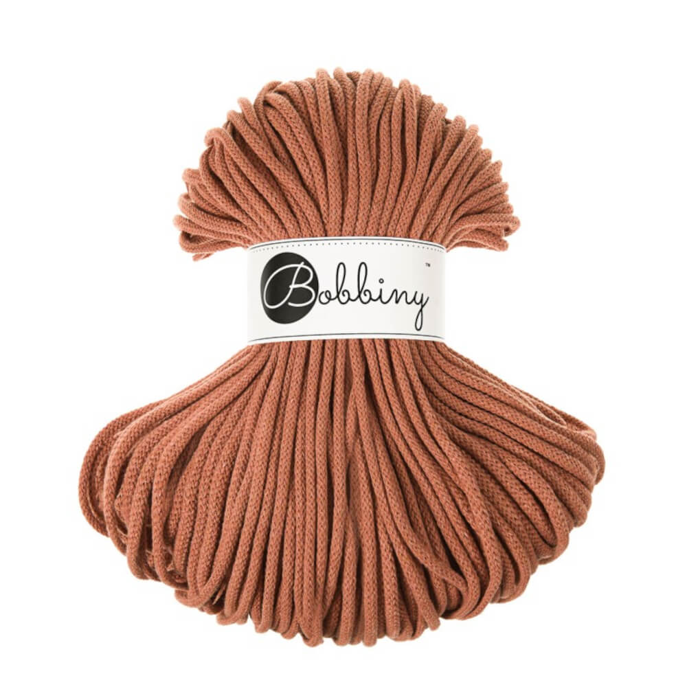 Bobbiny - Braided Cord 5MM Premium - Terracotta