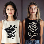 Giuliano & Giusy Marelli con Lanadimiele - Gilet Gioco di Rose