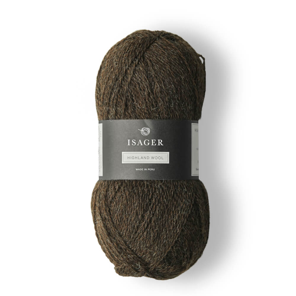 Isager - Highland - Chocolate