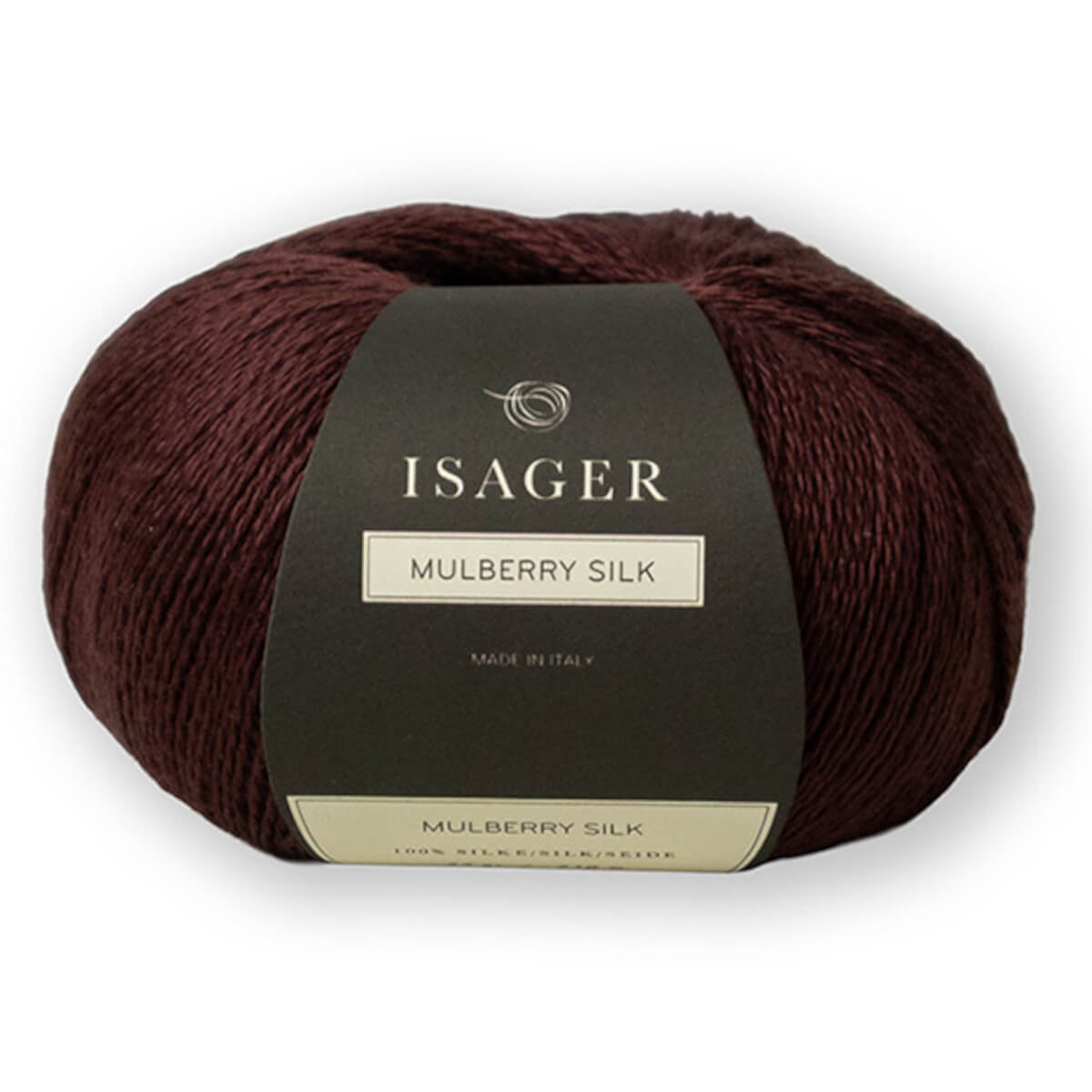 Isager - Mulberry Silk - Bordeaux