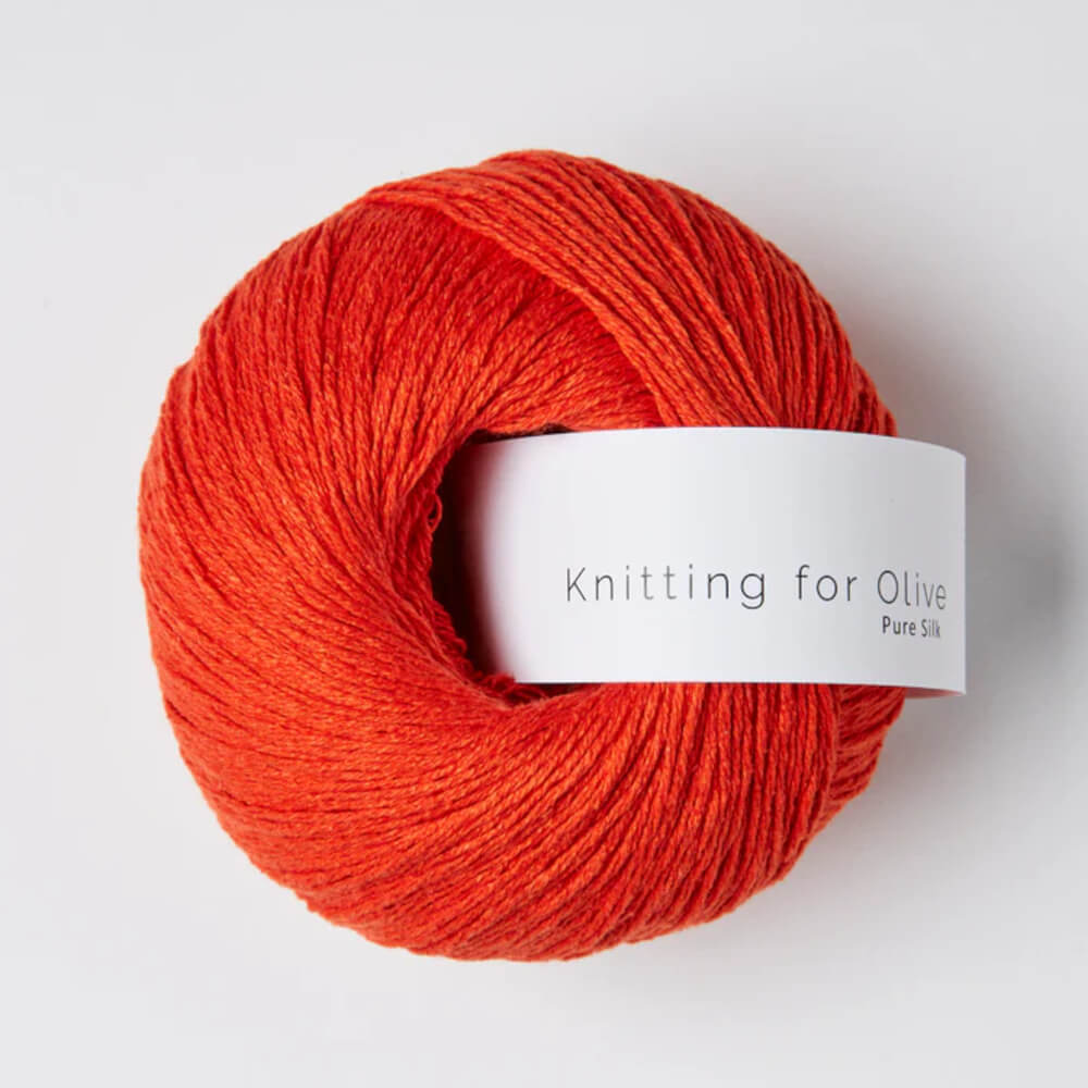 Knitting for Olive - Pure Silk - Blood Orange