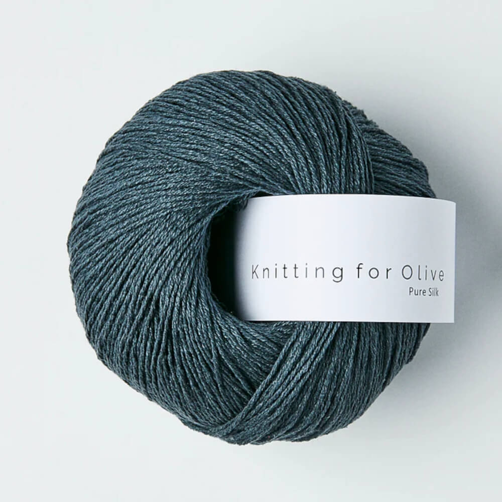 Knitting for Olive - Pure Silk - Deep Petroleum Blue