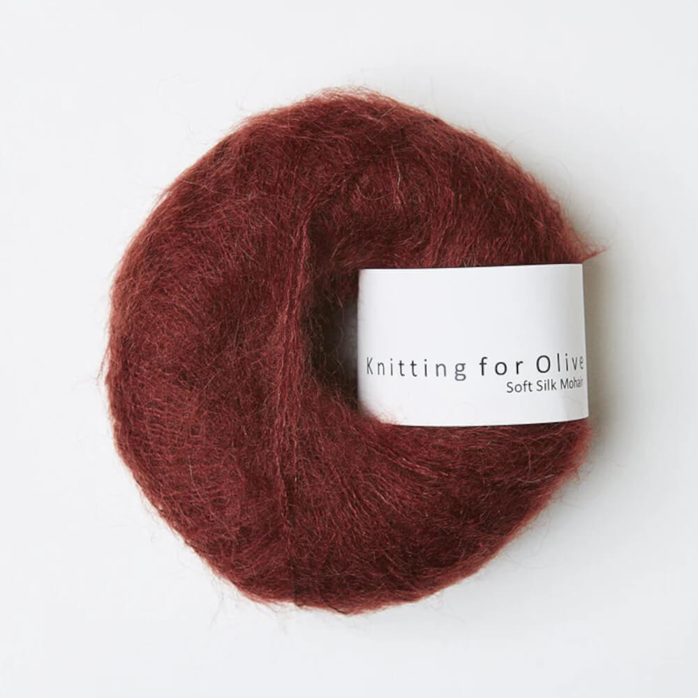 Knitting for Olive - Soft Silk Mohair - Claret