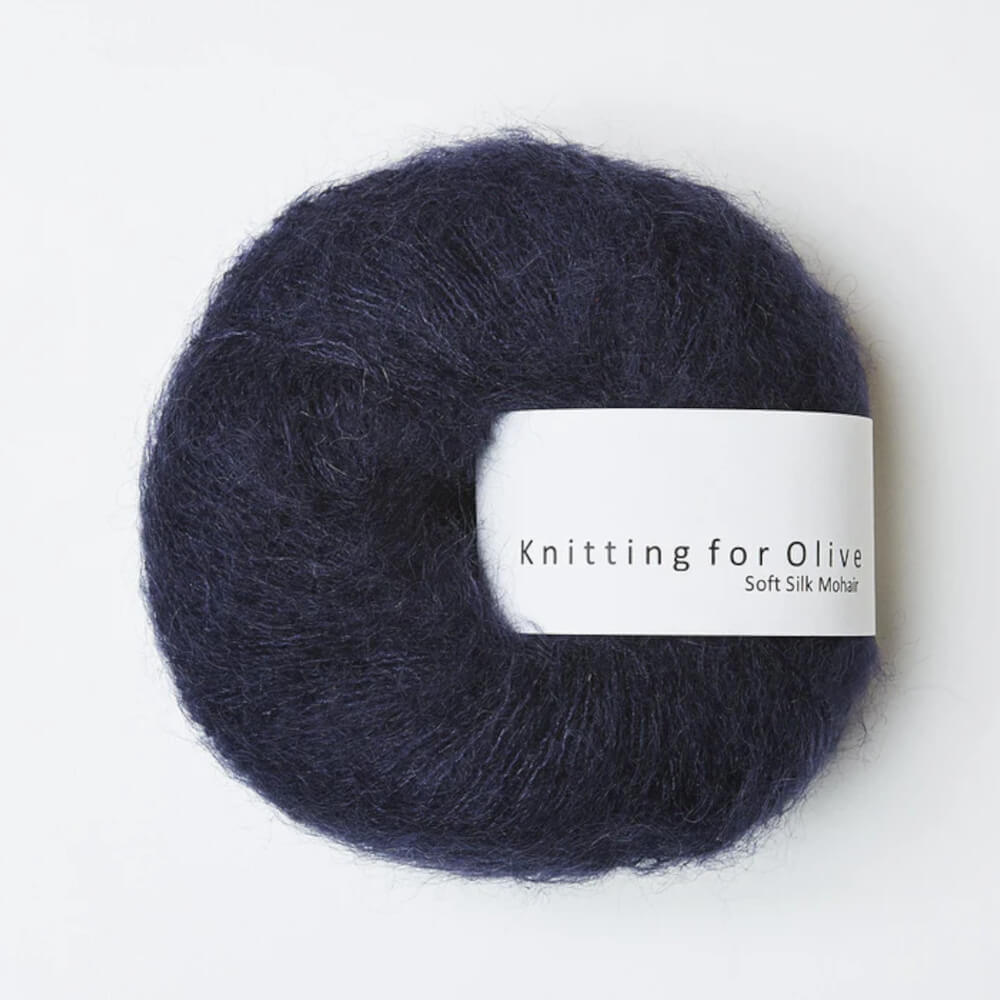 Knitting for Olive - Soft Silk Mohair - Navy Blue