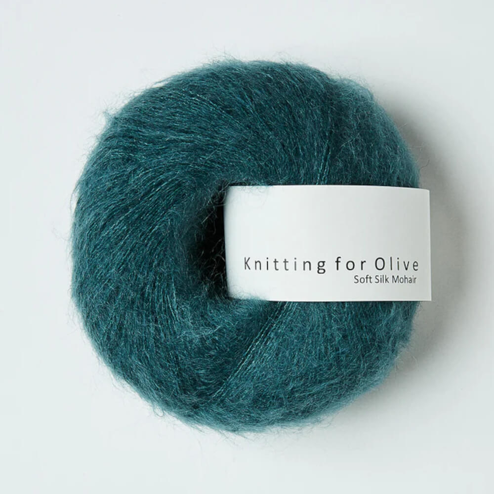 Knitting for Olive - Soft Silk Mohair - Petroleum Green