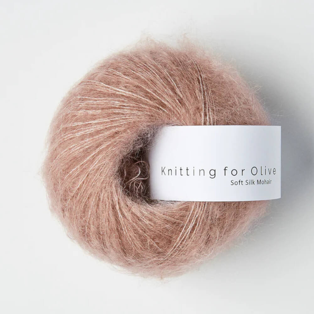 Knitting for Olive - Soft Silk Mohair - Rose Clay