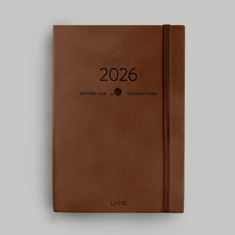 Laine - Knitter’s Year 2026 weekly planner - PREORDINE