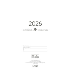 Laine - Knitter’s Year 2026 weekly planner - PREORDINE