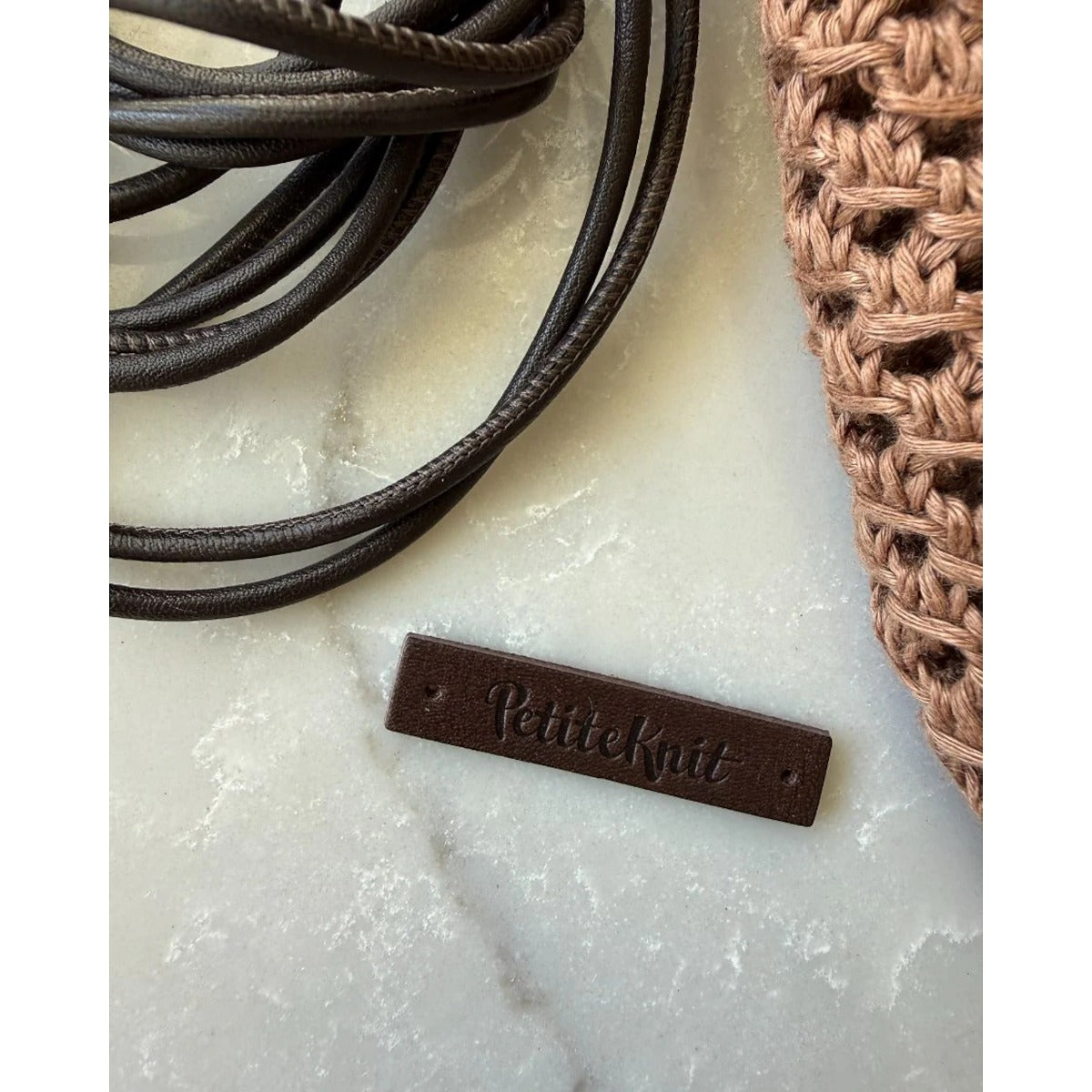 PetiteKnit - Leather cord for Juno Satchel