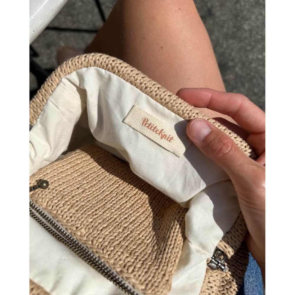 PetiteKnit - Lining for small frame clutch / Juno Bag