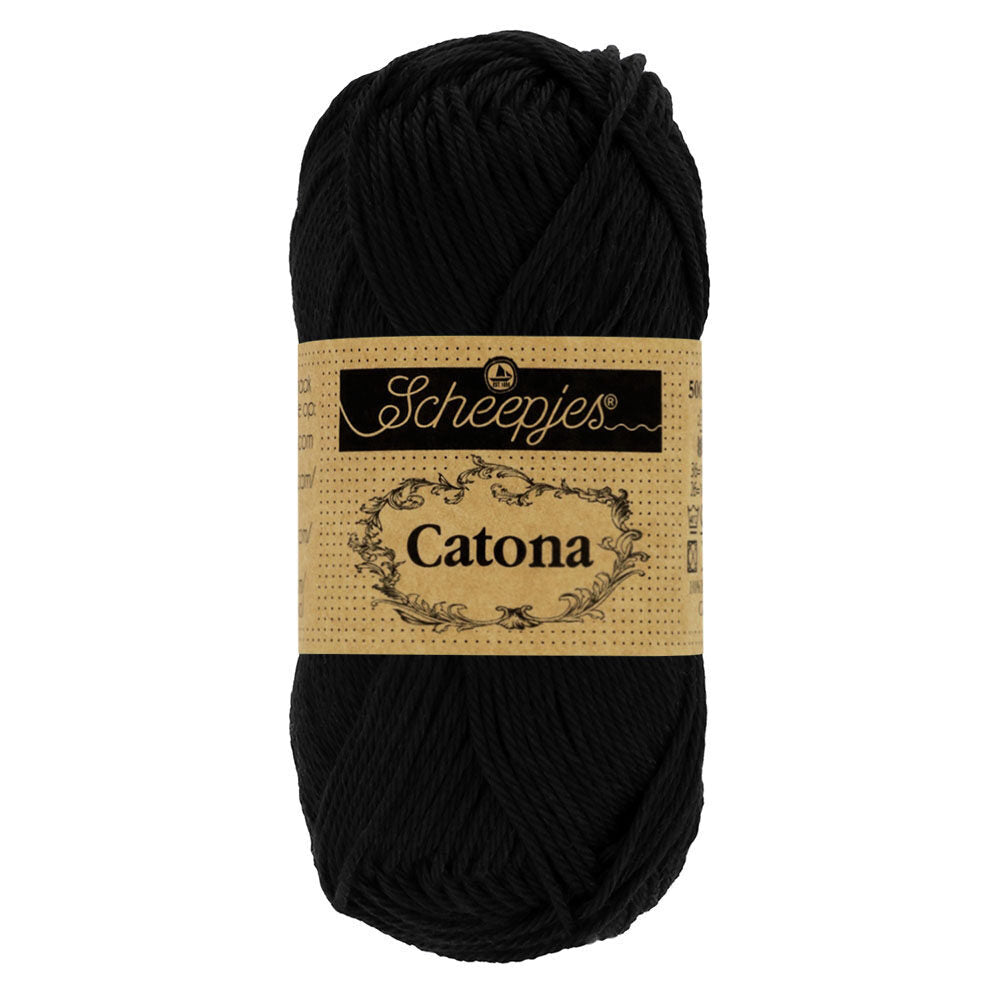 Scheepjes - Catona 25gr - 110 Jet Black