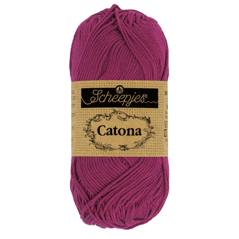 Scheepjes - Catona 25gr - 128 Tyrian Purple