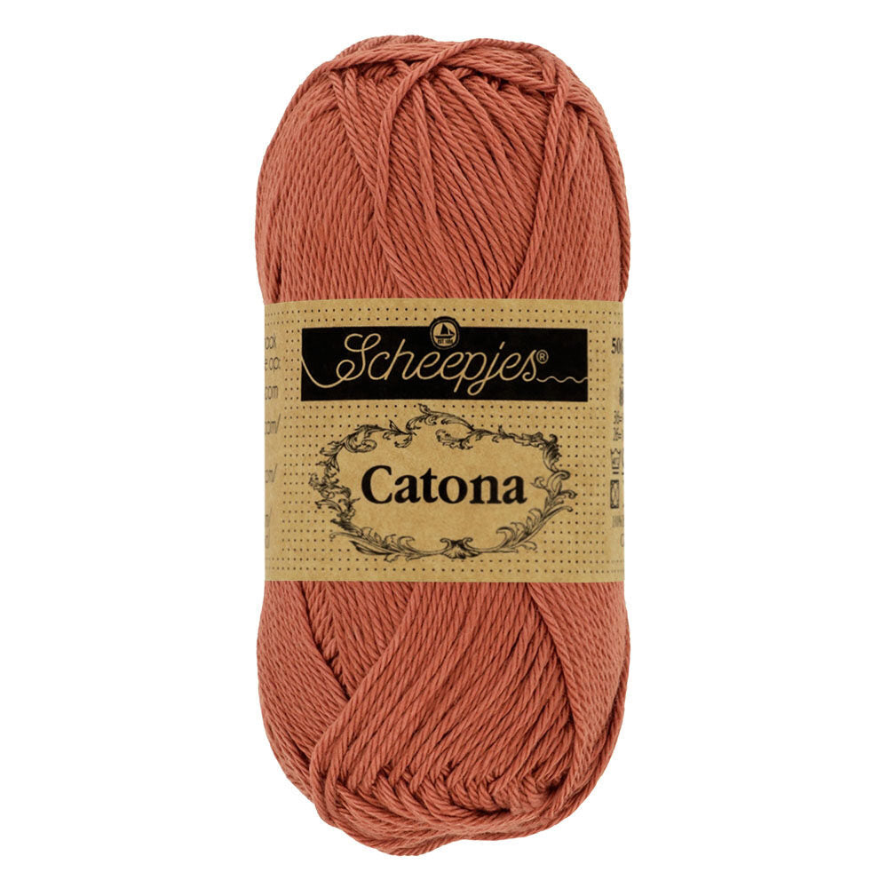 Scheepjes - Catona 25gr - 504 Brick Red